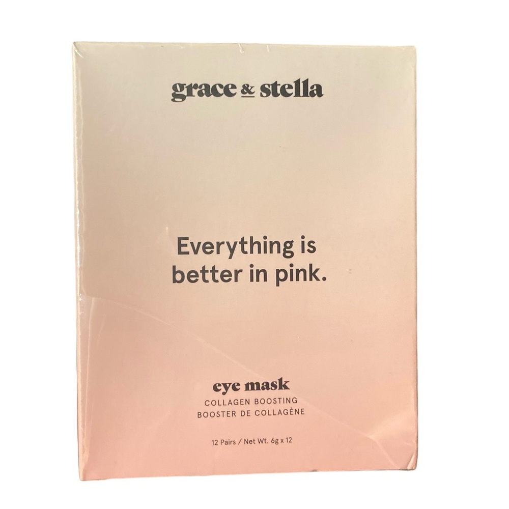 Grace & Stella Everything Pink Eye Masks -12 Pair